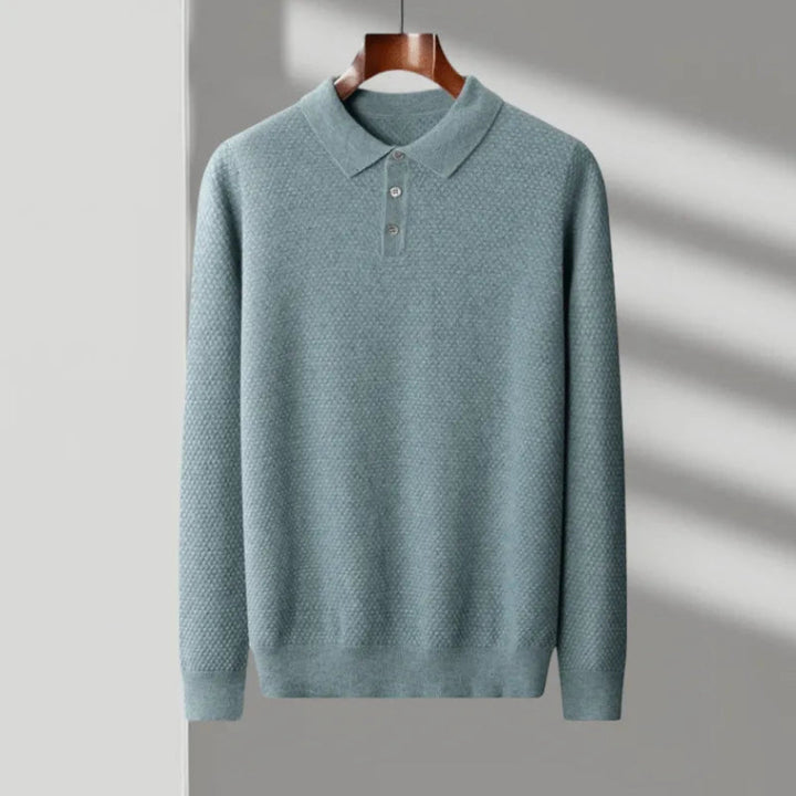 Dawson Cashmere Knit Polo Artisio