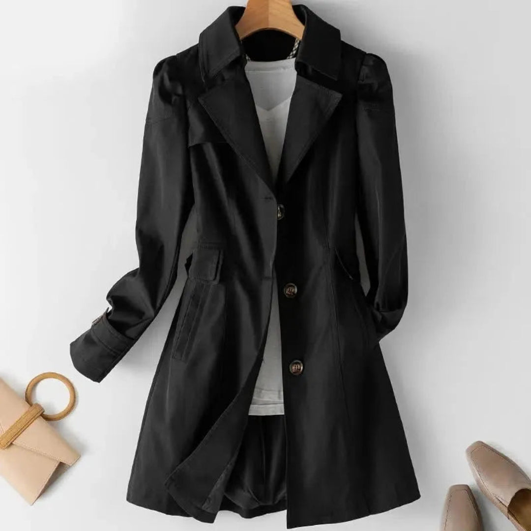 Della Classic Double-Breasted Trench Coat Artisio