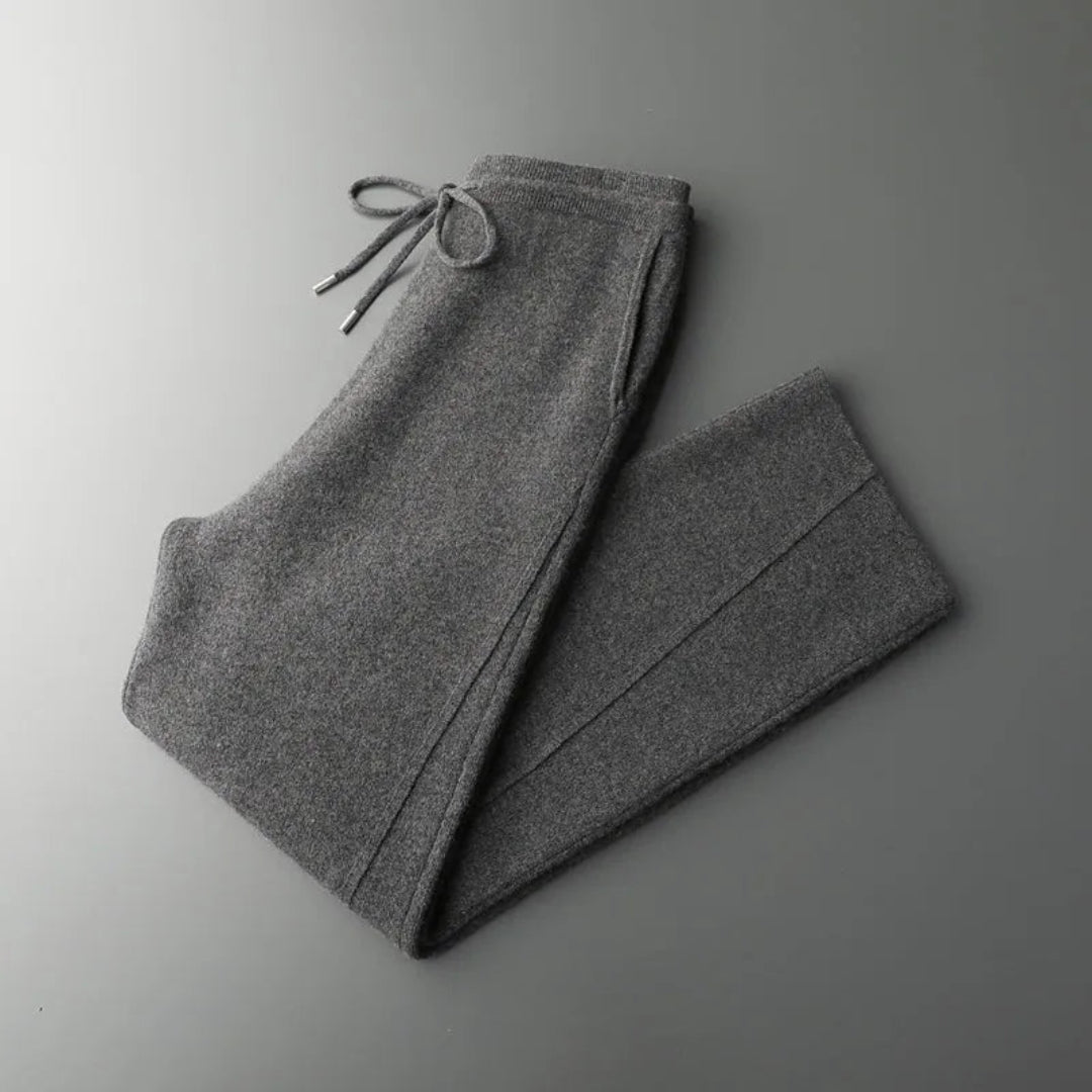Devin Knitted Cashmere Joggers