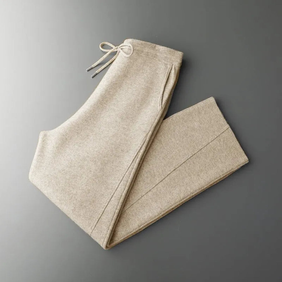 Devin Knitted Cashmere Joggers