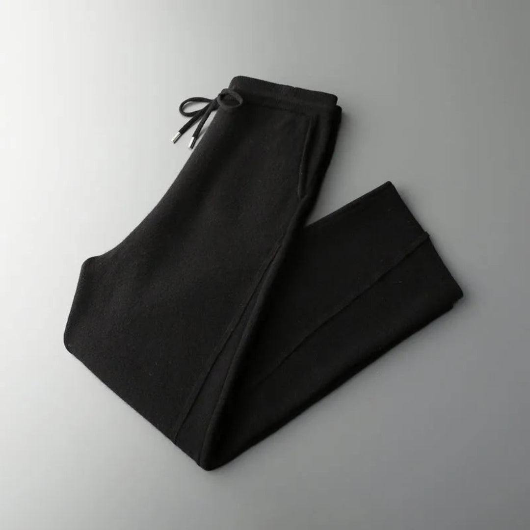 Devin Knitted Cashmere Joggers