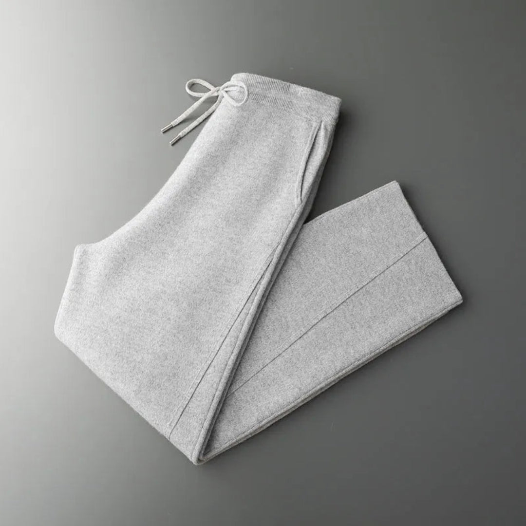 Devin Knitted Cashmere Joggers