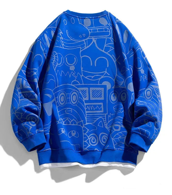Doodles Graphic Sweatshirt Artisio
