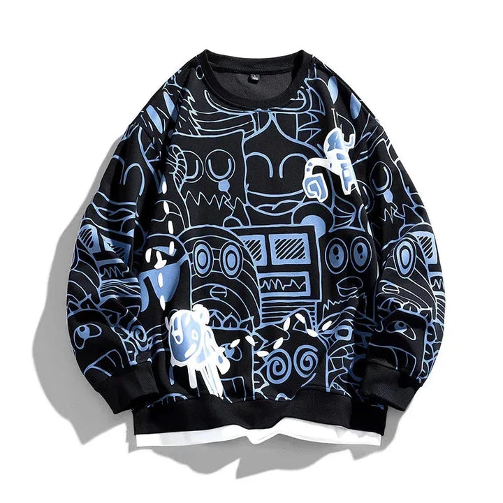 Doodles Graphic Sweatshirt Artisio