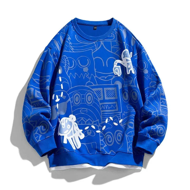 Doodles Graphic Sweatshirt Artisio