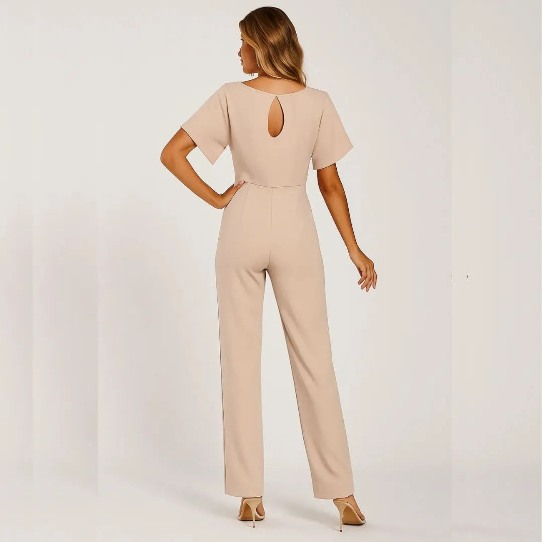 Elle Belted Wide Leg Jumpsuit