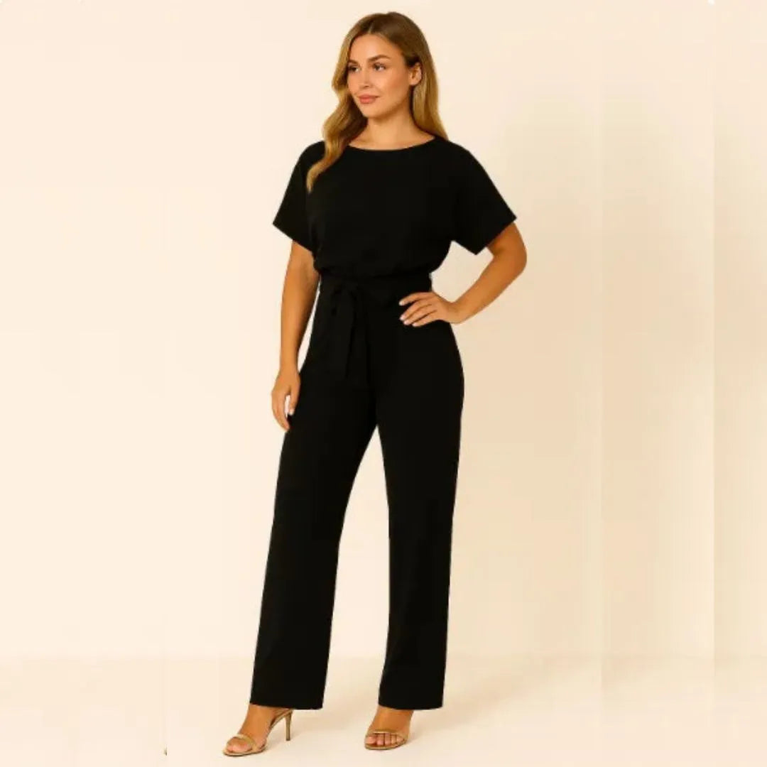 Elle Belted Wide Leg Jumpsuit