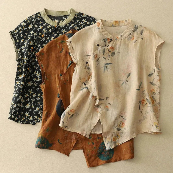 Mona Linen Top Artisio
