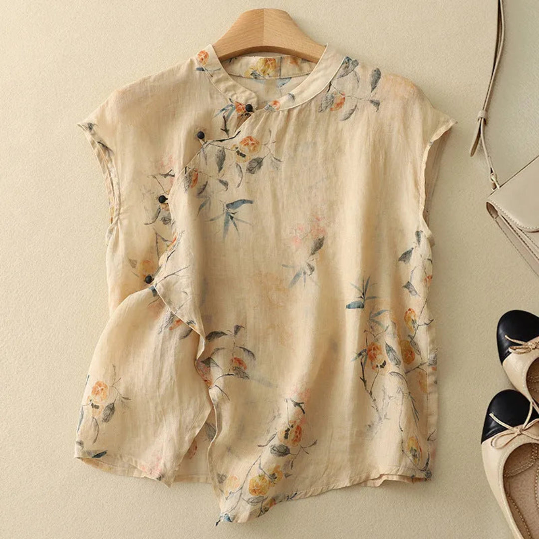 Mona Linen Top Artisio