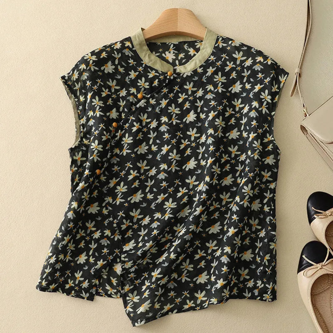Mona Linen Top Artisio