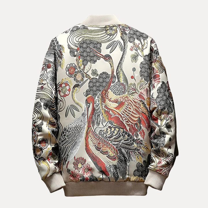 Elliot Embroidered Street Bomber Jacket