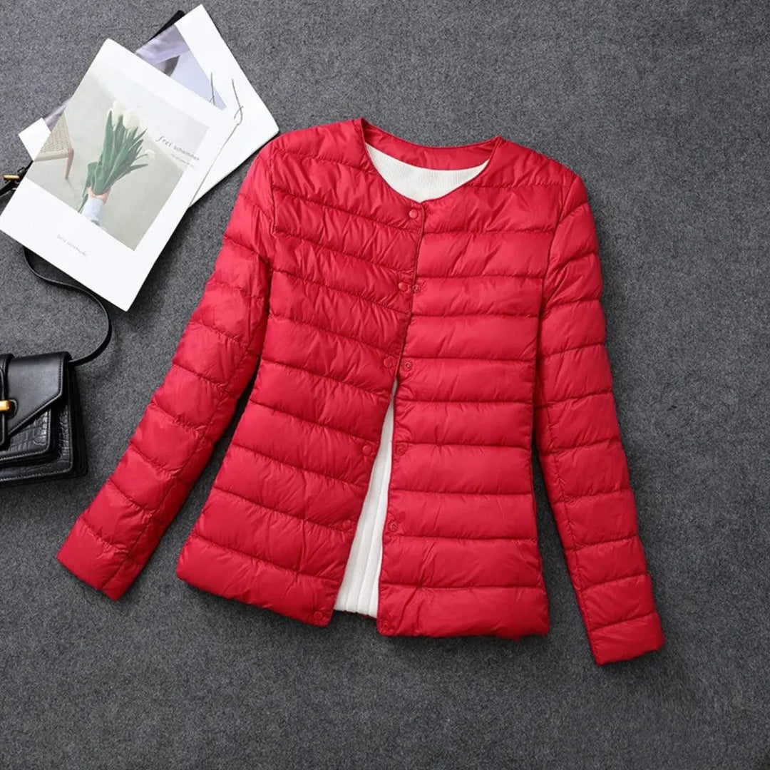 Elvie Women’s Ultra-Light Quilted Down Jacket Artisio
