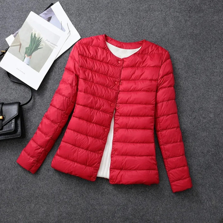 Elvie Women’s Ultra-Light Quilted Down Jacket Artisio