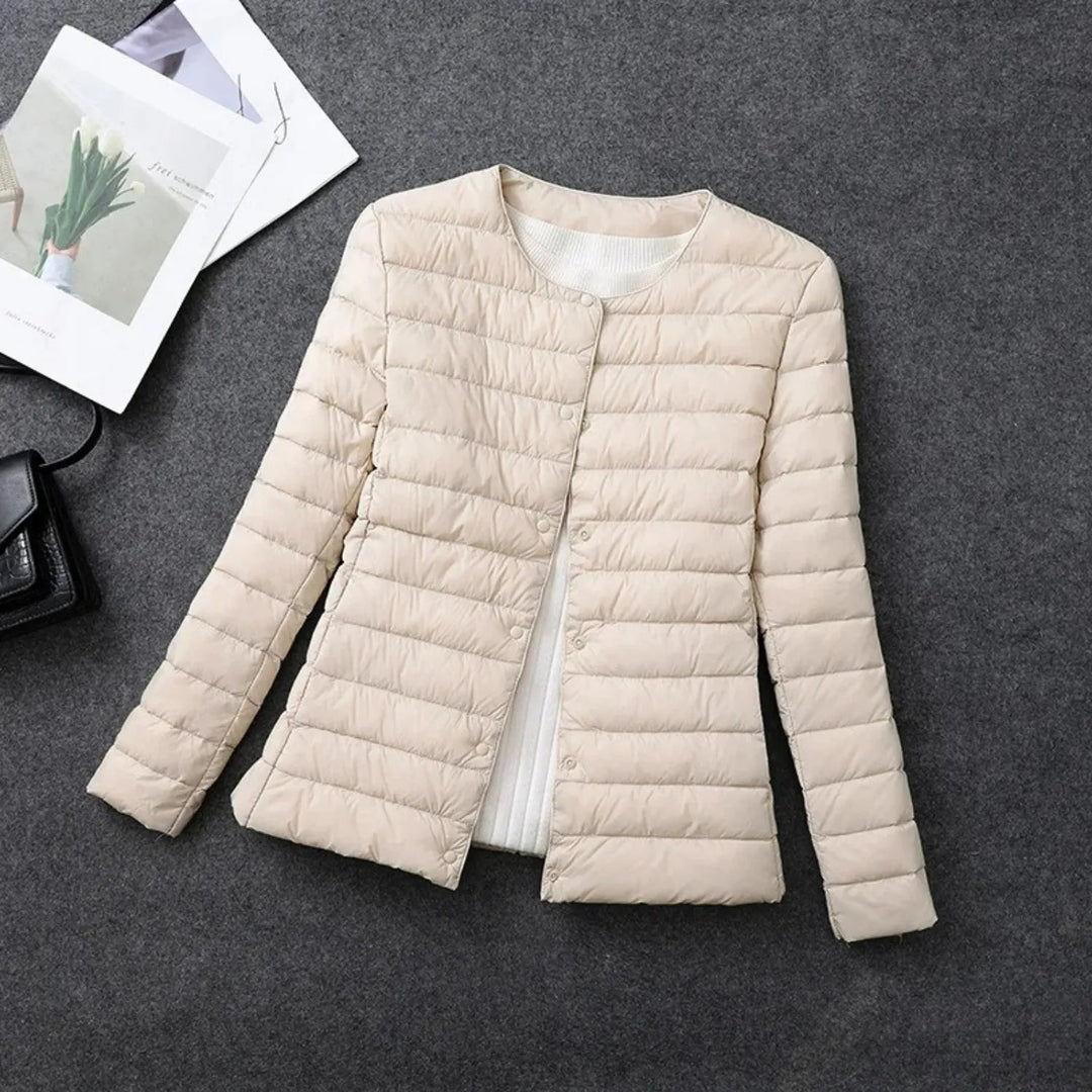 Elvie Women’s Ultra-Light Quilted Down Jacket Artisio