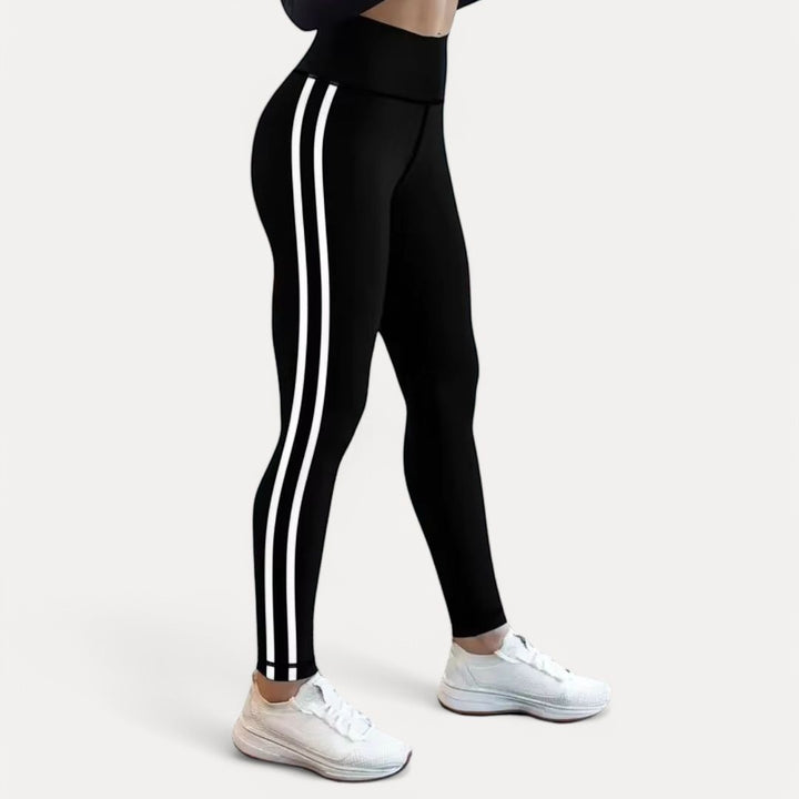 Emma Striped Gym Leggings