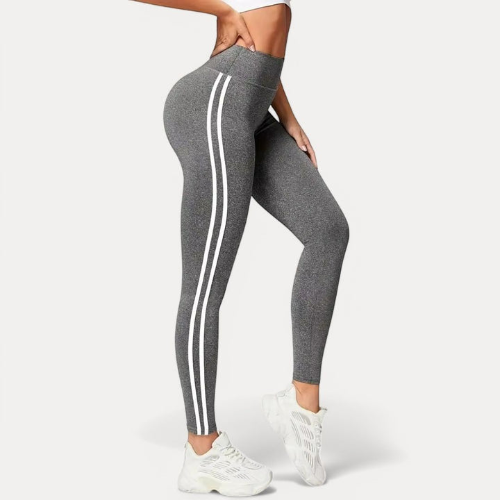 Emma Striped Gym Leggings