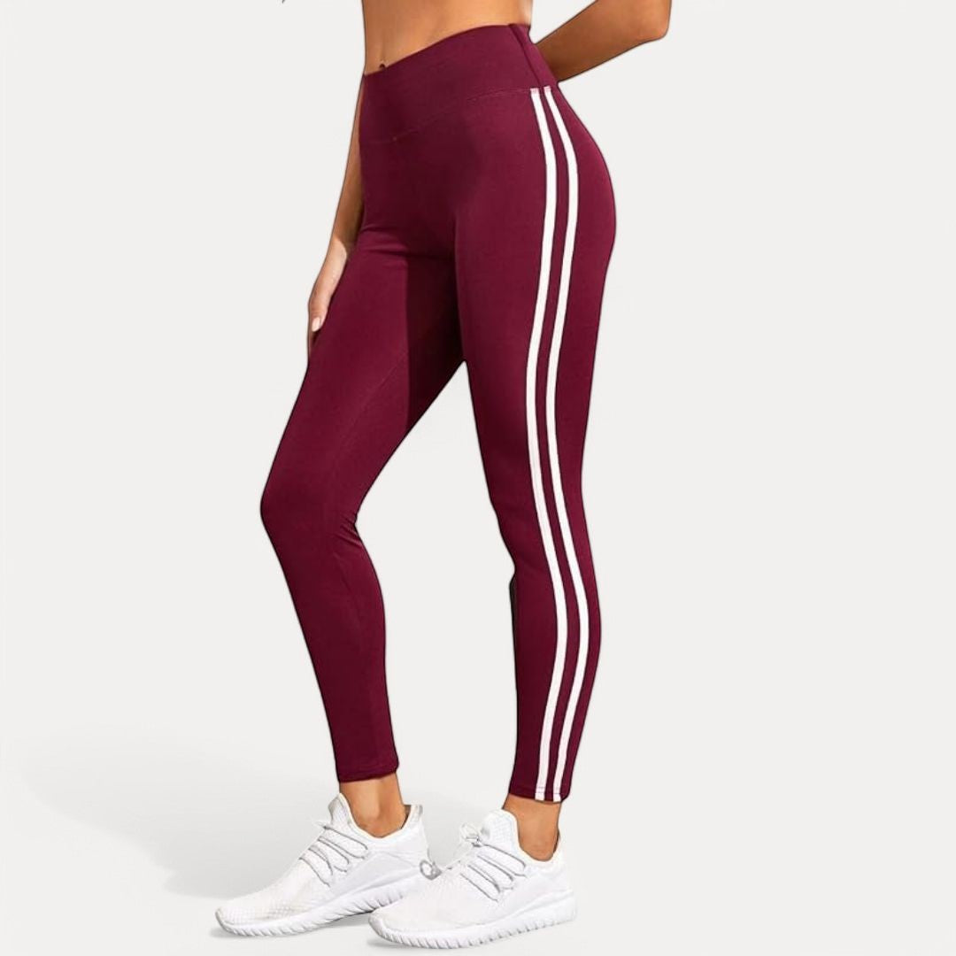 Emma Striped Gym Leggings