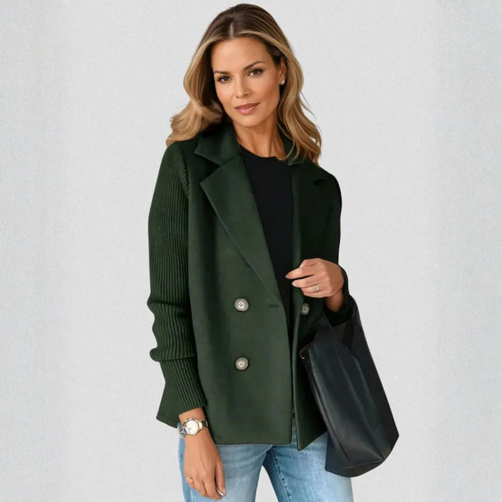 Eva Women’s Double-Breasted Sweater Blazer Artisio