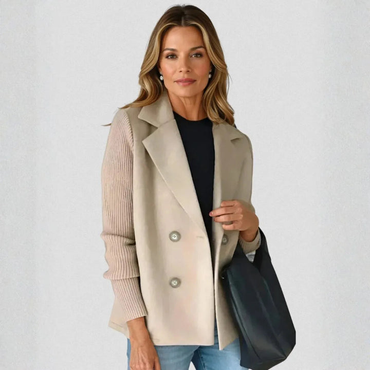 Eva Women’s Double-Breasted Sweater Blazer Artisio