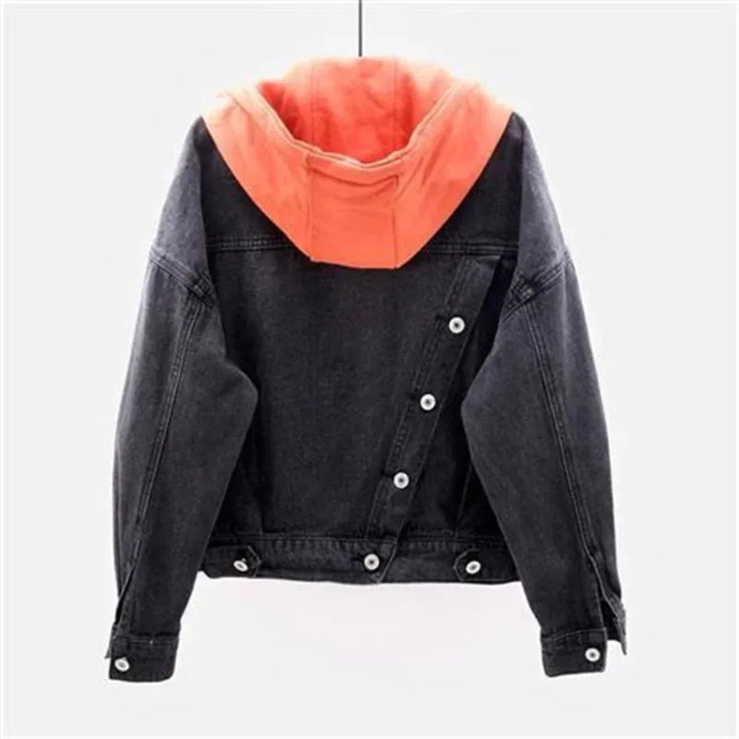 Fallon Hooded Denim Jacket Artisio