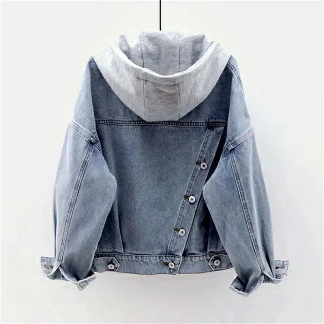 Fallon Hooded Denim Jacket Artisio