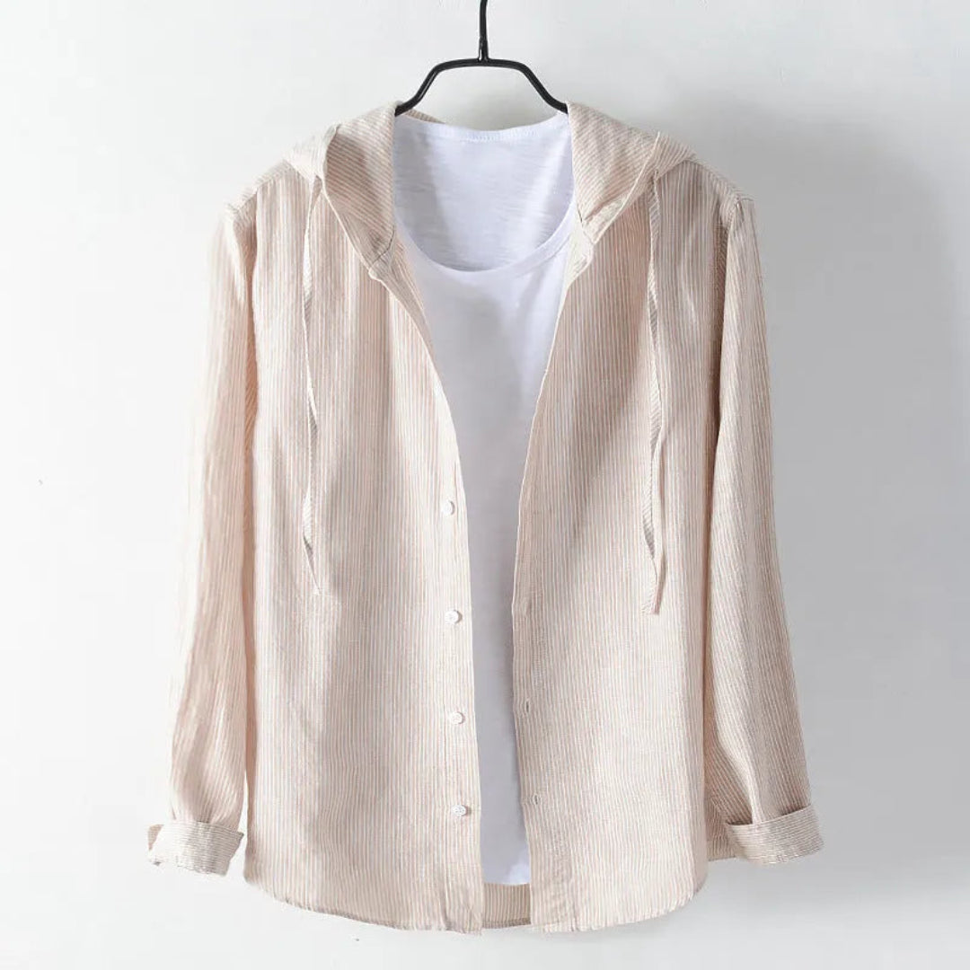 Fran Hooded Linen Shirt