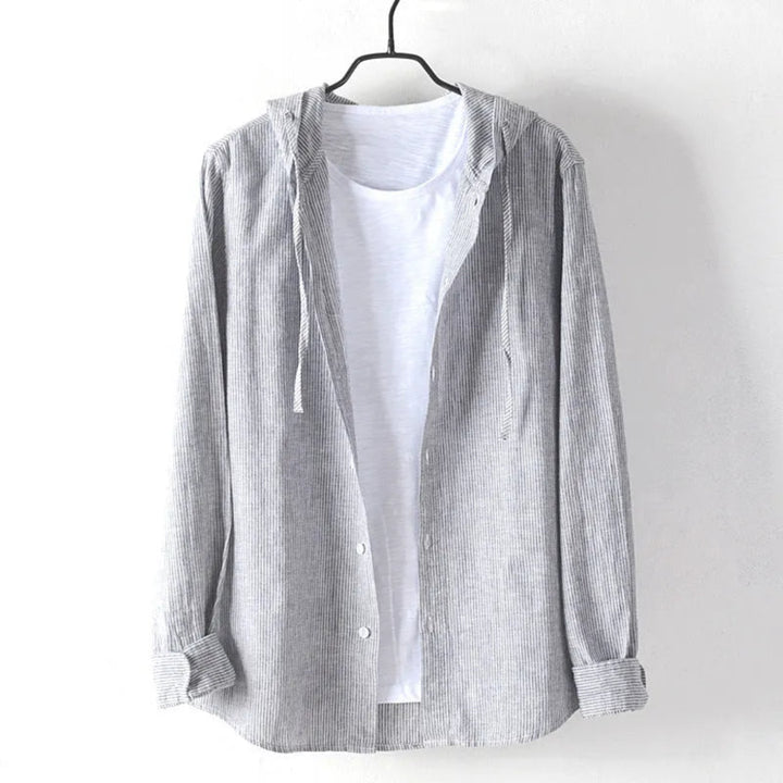 Fran Hooded Linen Shirt
