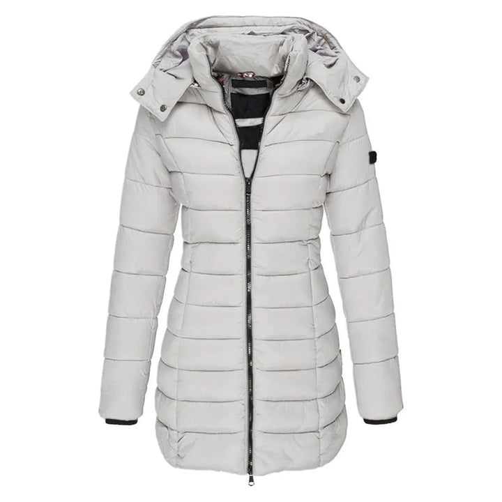 Freya Longline Puffer Detachable Hood Coat Artisio