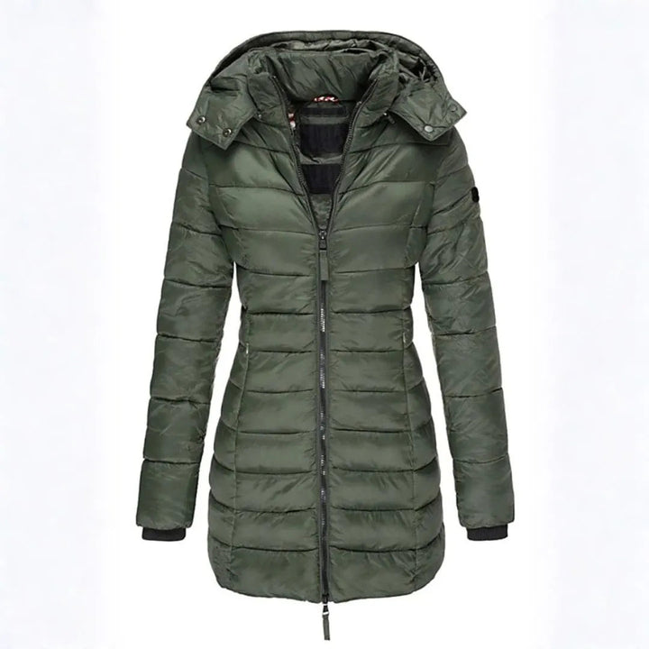 Freya Longline Puffer Detachable Hood Coat Artisio