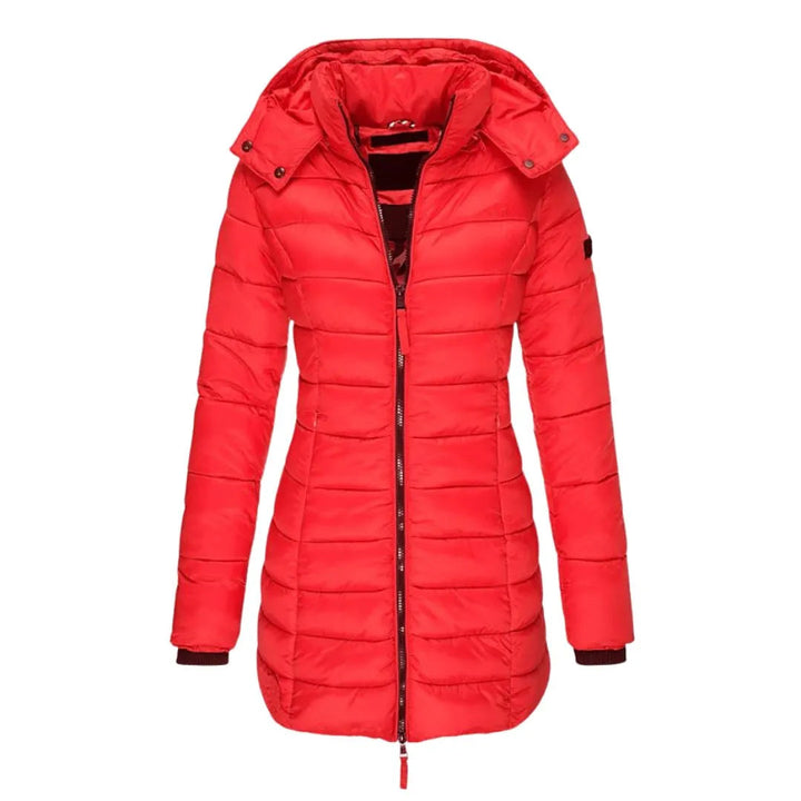 Freya Longline Puffer Detachable Hood Coat Artisio