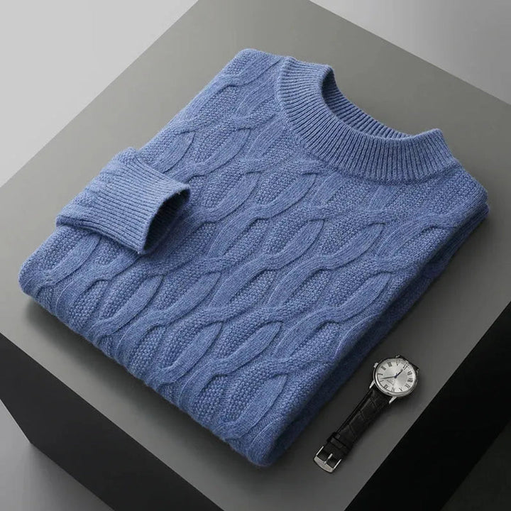 Gianni Jacquard Cashmere Sweater Artisio