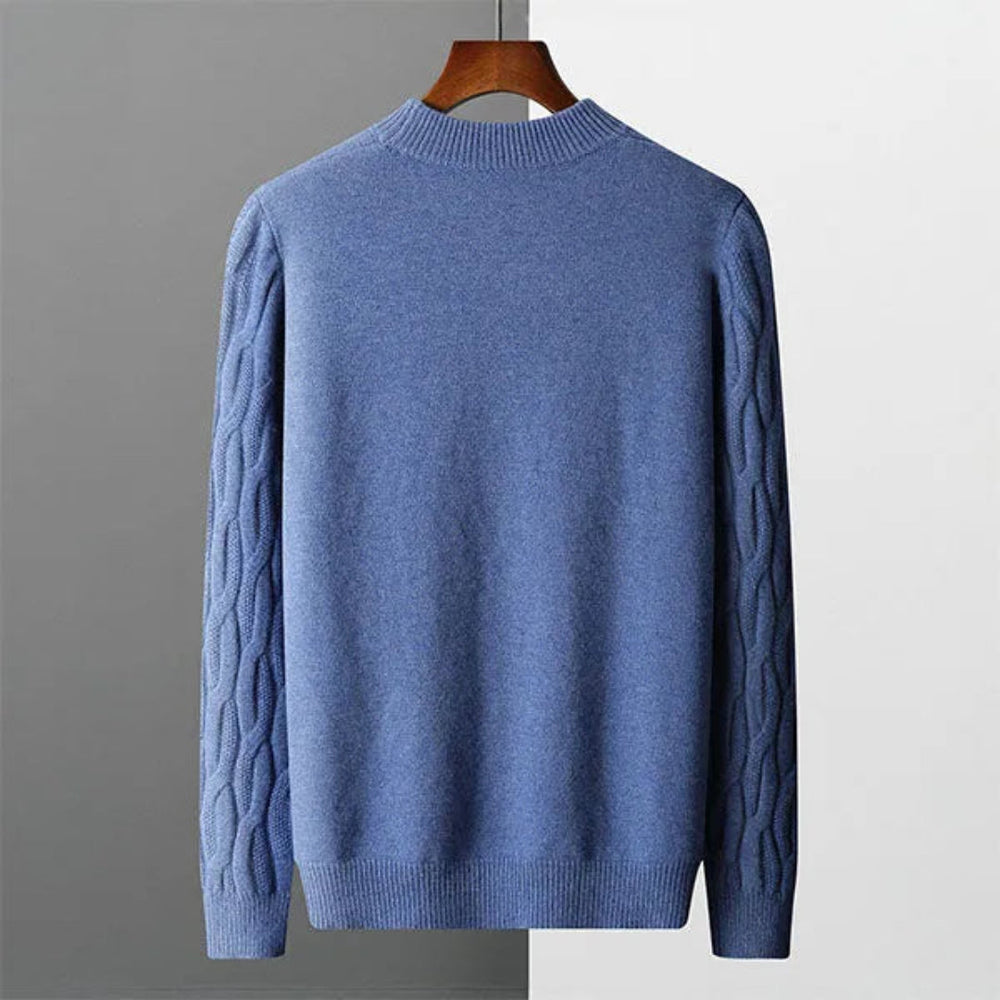 Gianni Jacquard Cashmere Sweater Artisio
