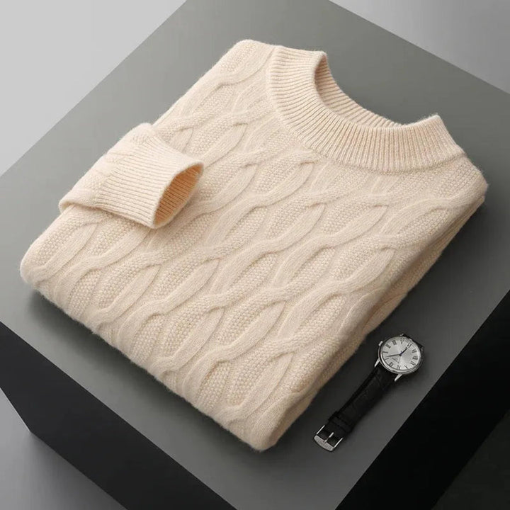 Gianni Jacquard Cashmere Sweater Artisio