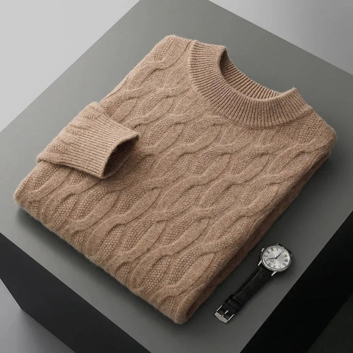 Gianni Jacquard Cashmere Sweater Artisio