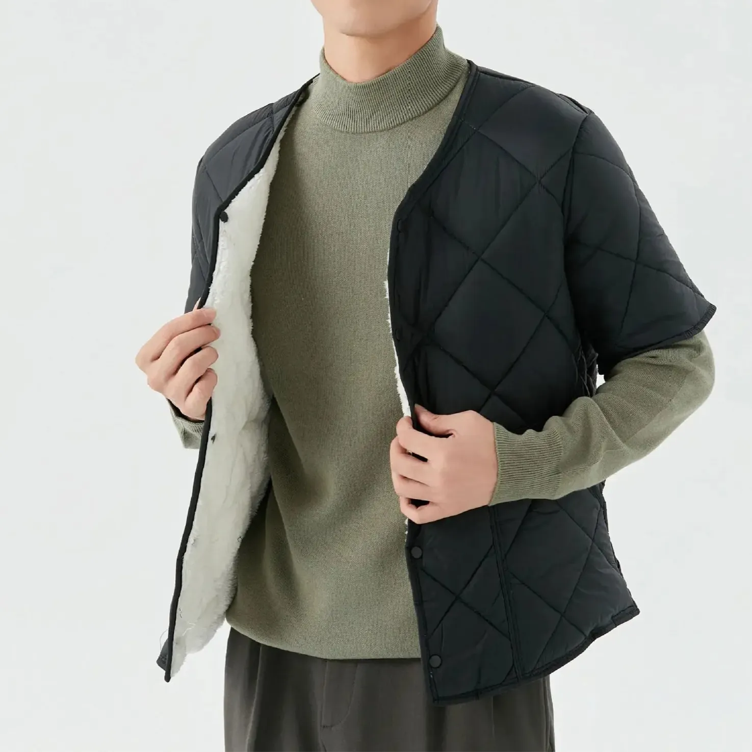 Gio Fleece Quilted Vest Artisio