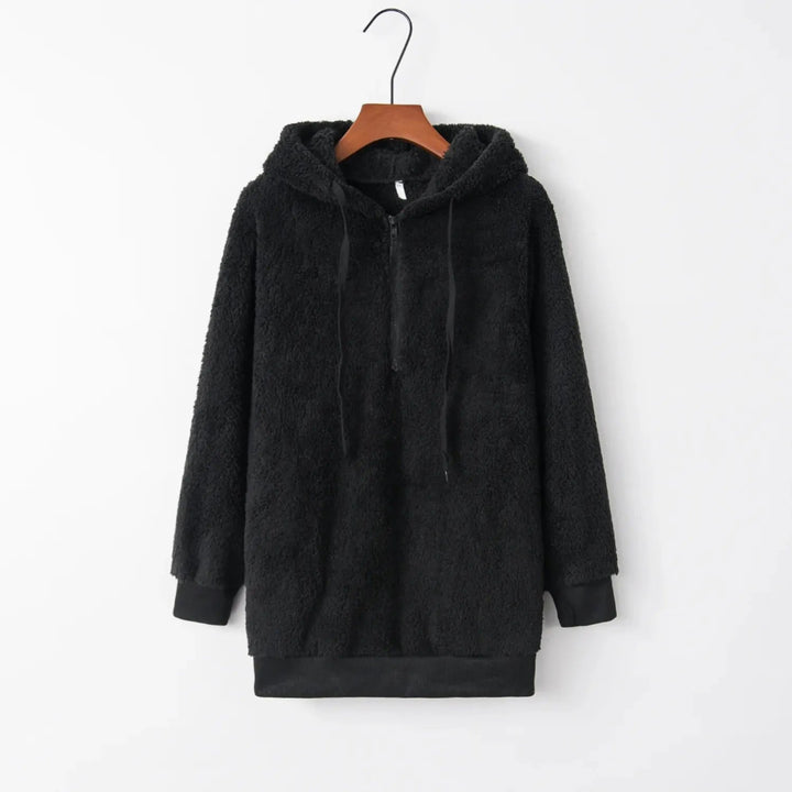 Glaiza Oversized Sherpa Fleece Hoodie