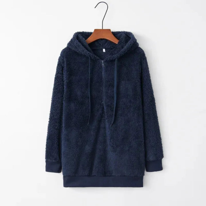 Glaiza Oversized Sherpa Fleece Hoodie