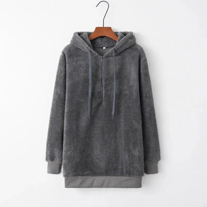 Glaiza Oversized Sherpa Fleece Hoodie