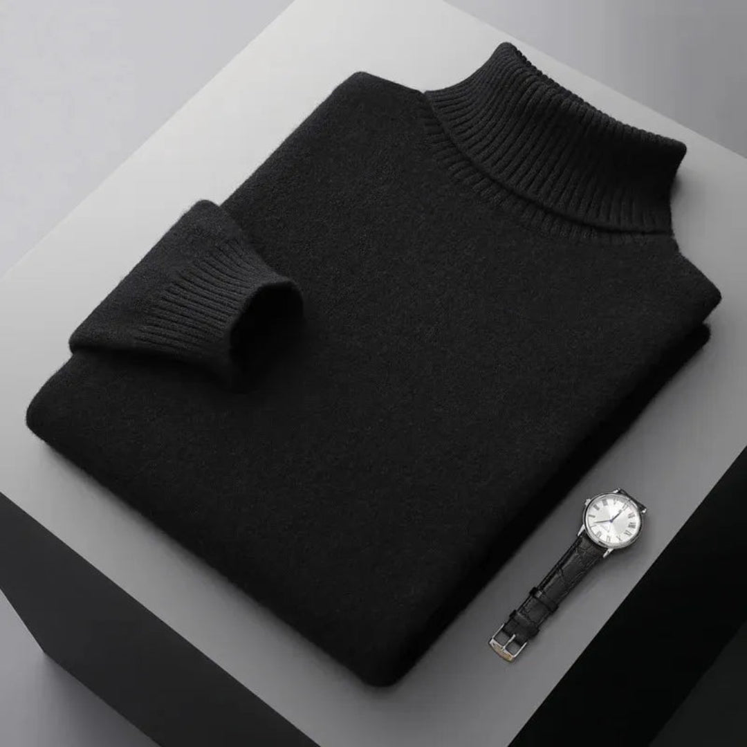 Glen Pure Wool Turtleneck Sweater Artisio