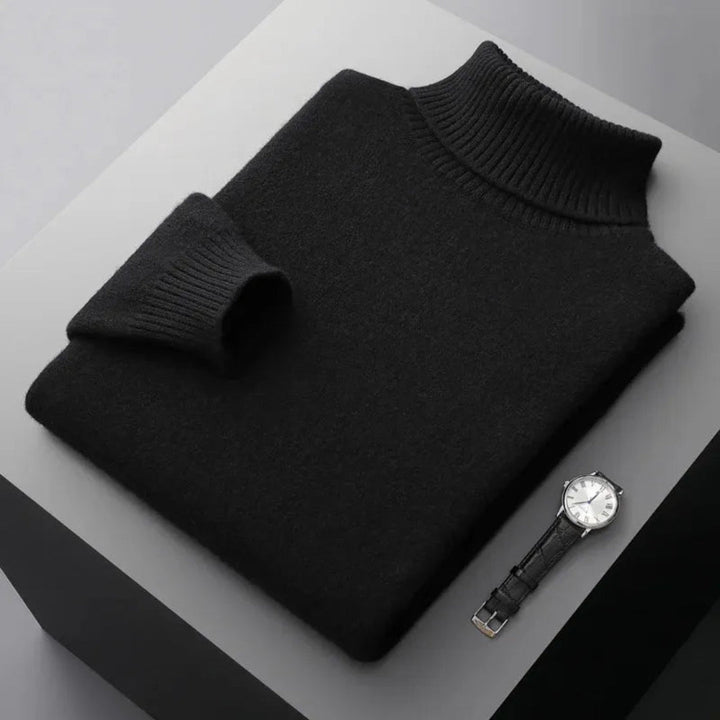 Glen Pure Wool Turtleneck Sweater Artisio