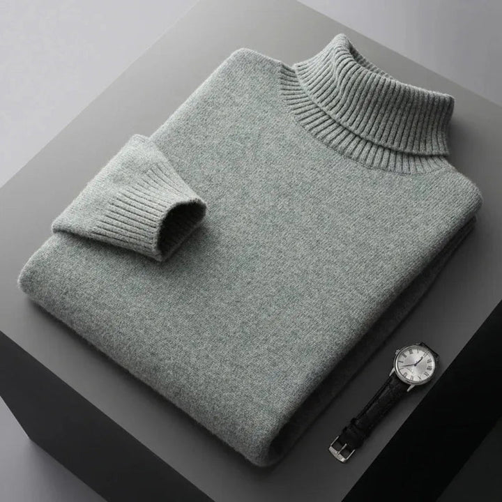 Glen Pure Wool Turtleneck Sweater Artisio