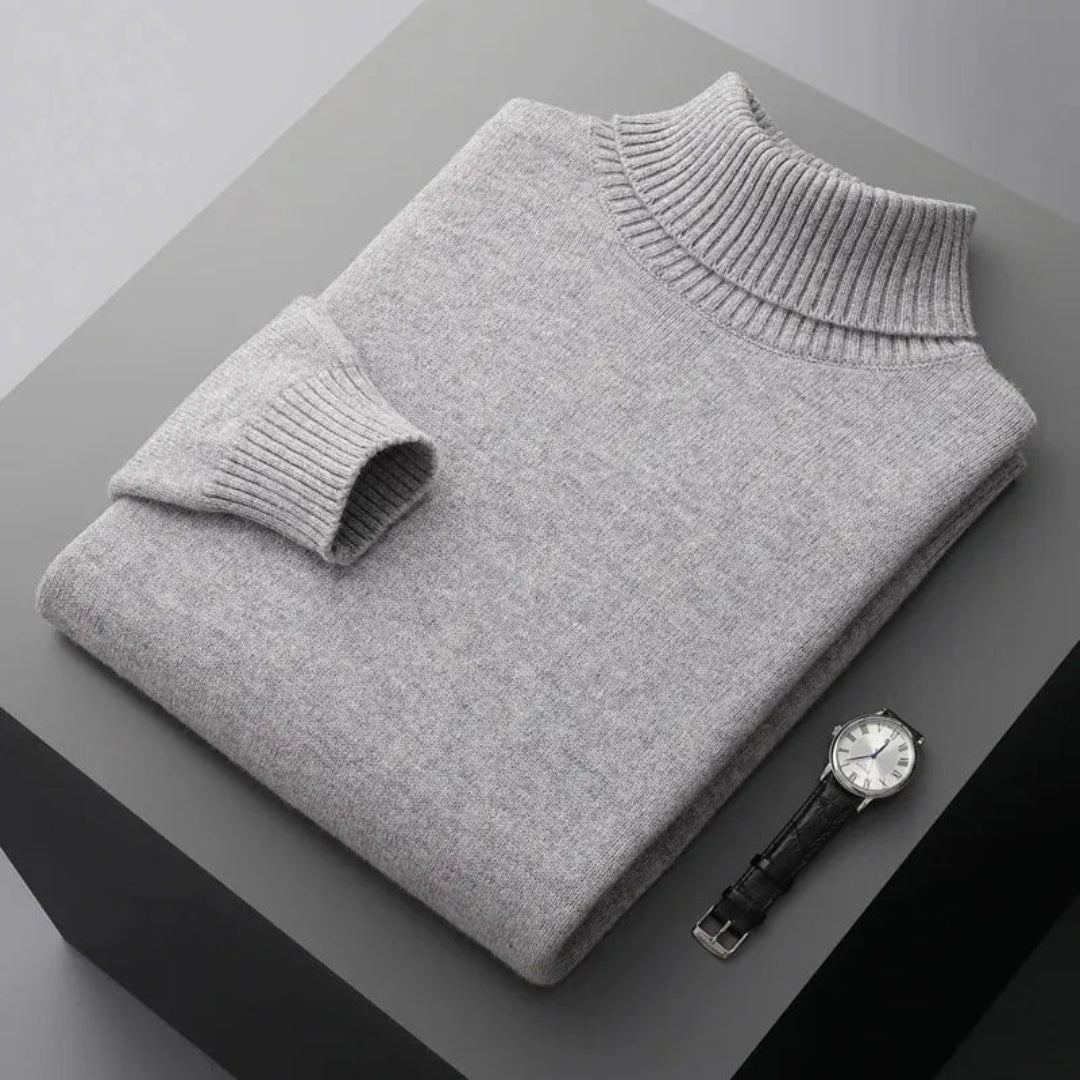Glen Pure Wool Turtleneck Sweater Artisio