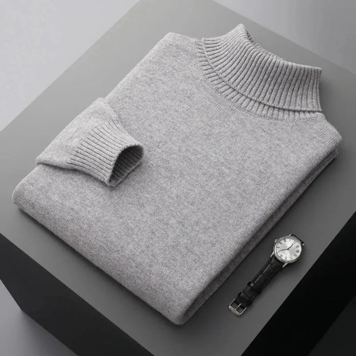 Glen Pure Wool Turtleneck Sweater Artisio
