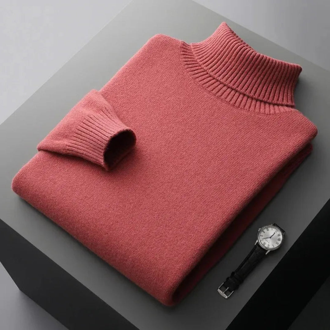 Glen Pure Wool Turtleneck Sweater Artisio