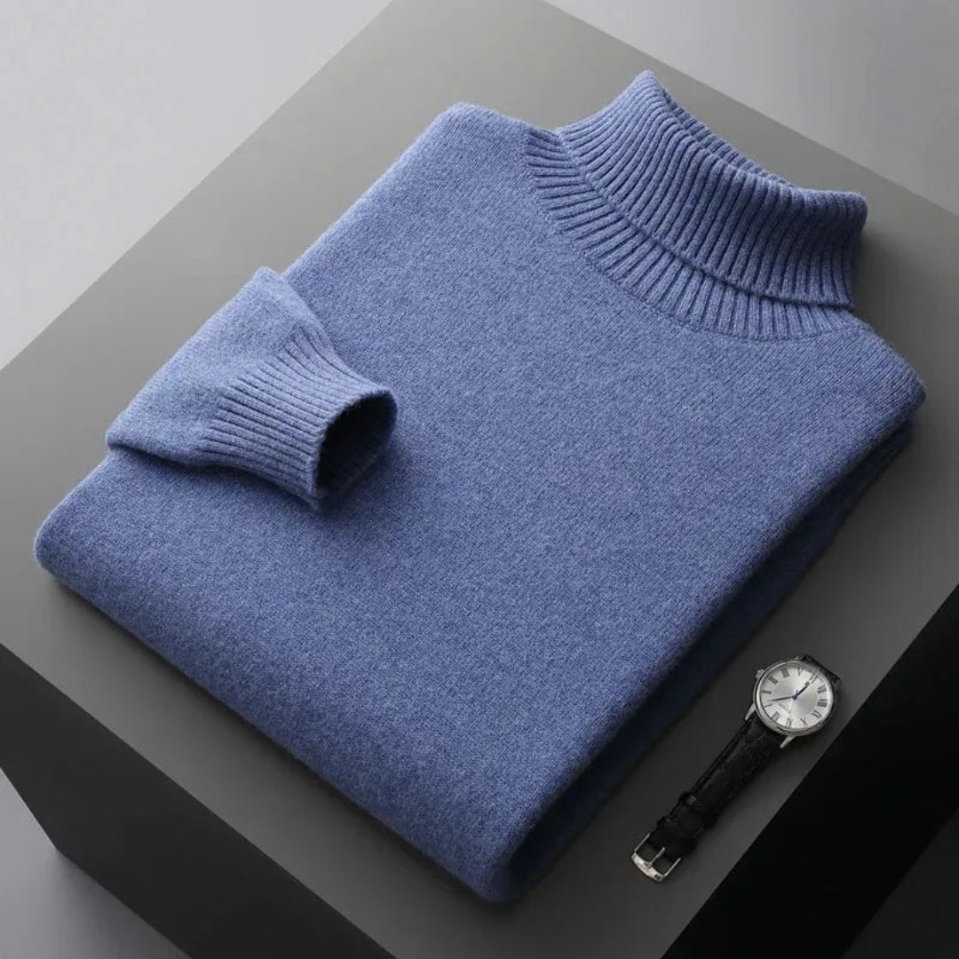 Glen Pure Wool Turtleneck Sweater Artisio