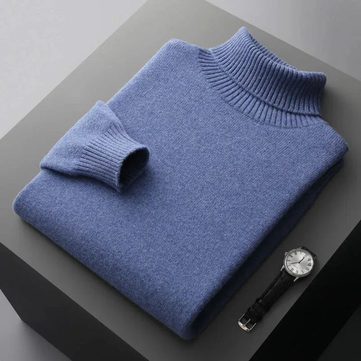 Glen Pure Wool Turtleneck Sweater Artisio