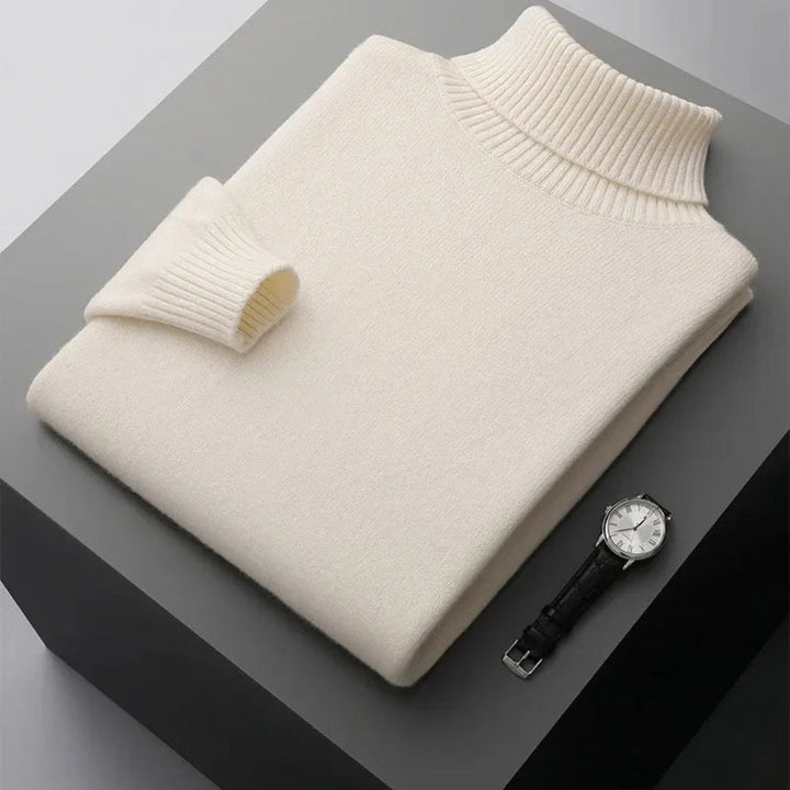 Glen Pure Wool Turtleneck Sweater Artisio