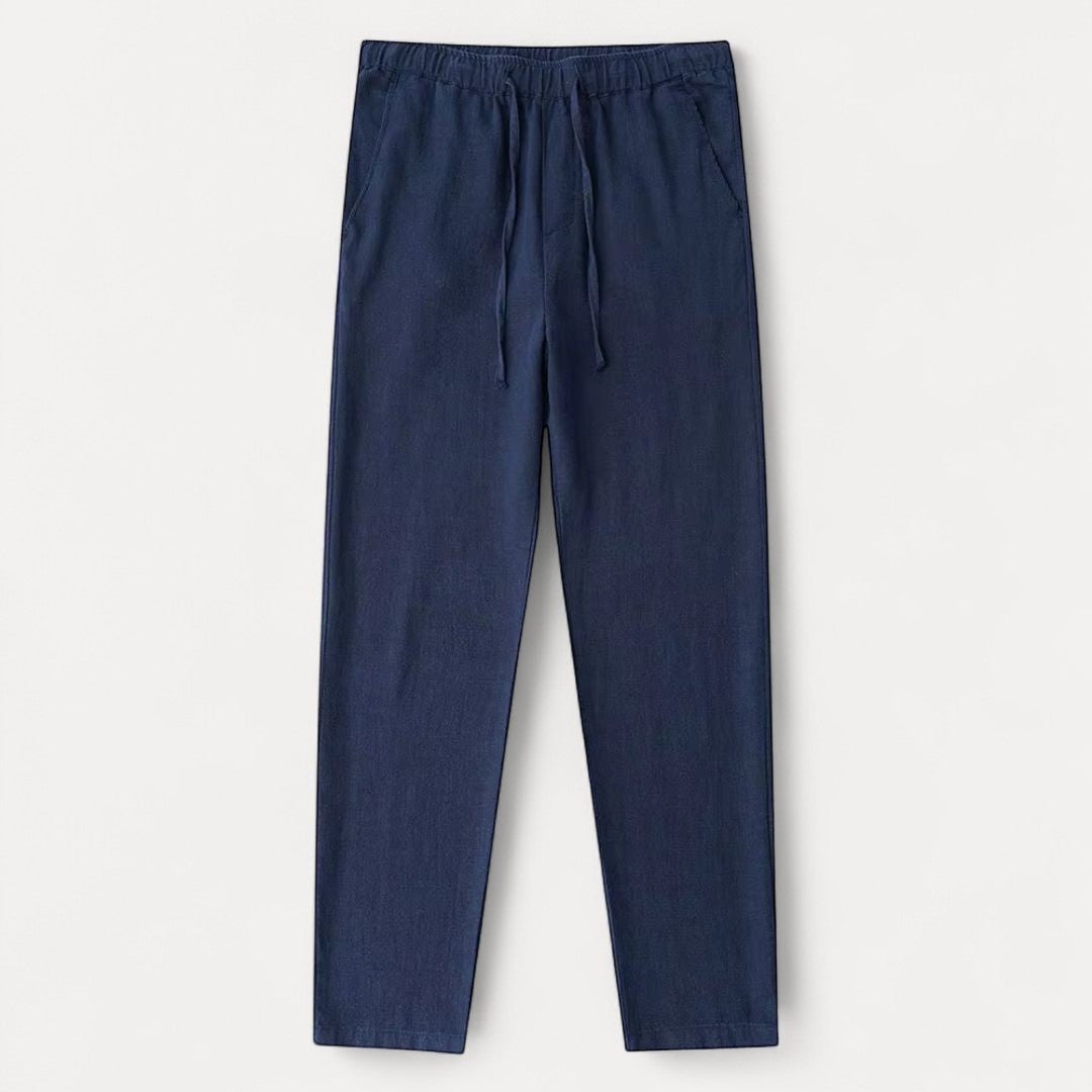 Harrison Drawstring Linen Pants