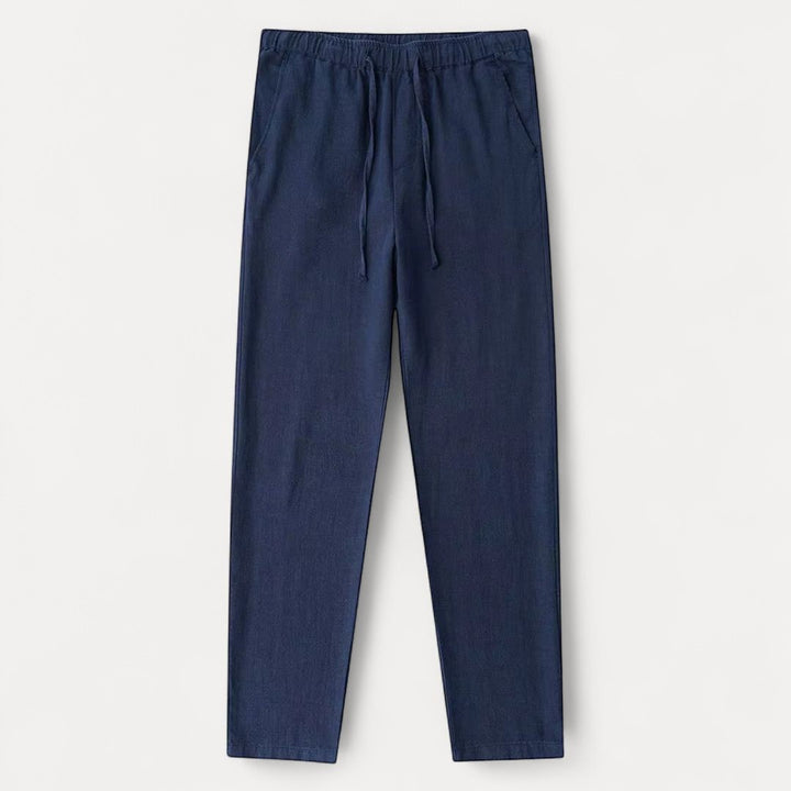 Harrison Drawstring Linen Pants