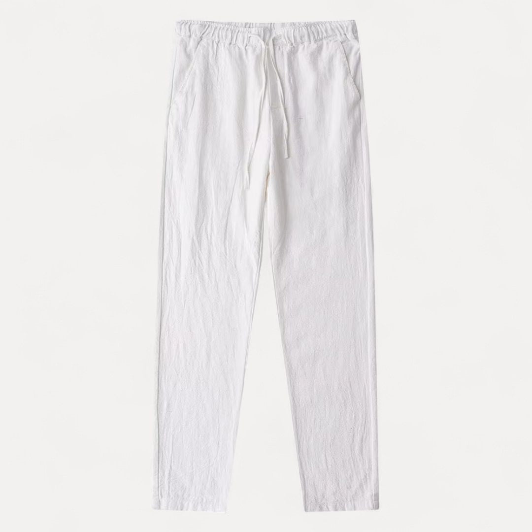 Harrison Drawstring Linen Pants